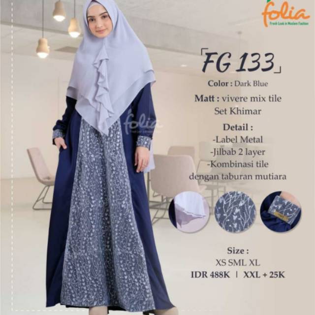 Gamis folia fg133 ori