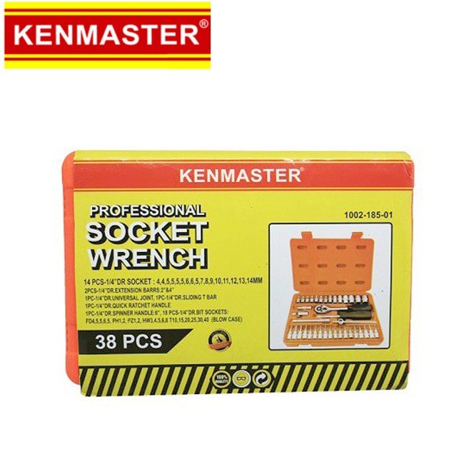 Kunci Shock Set 38 pcs Kenmaster Obeng Set Obeng Serba Guna Multifungsi