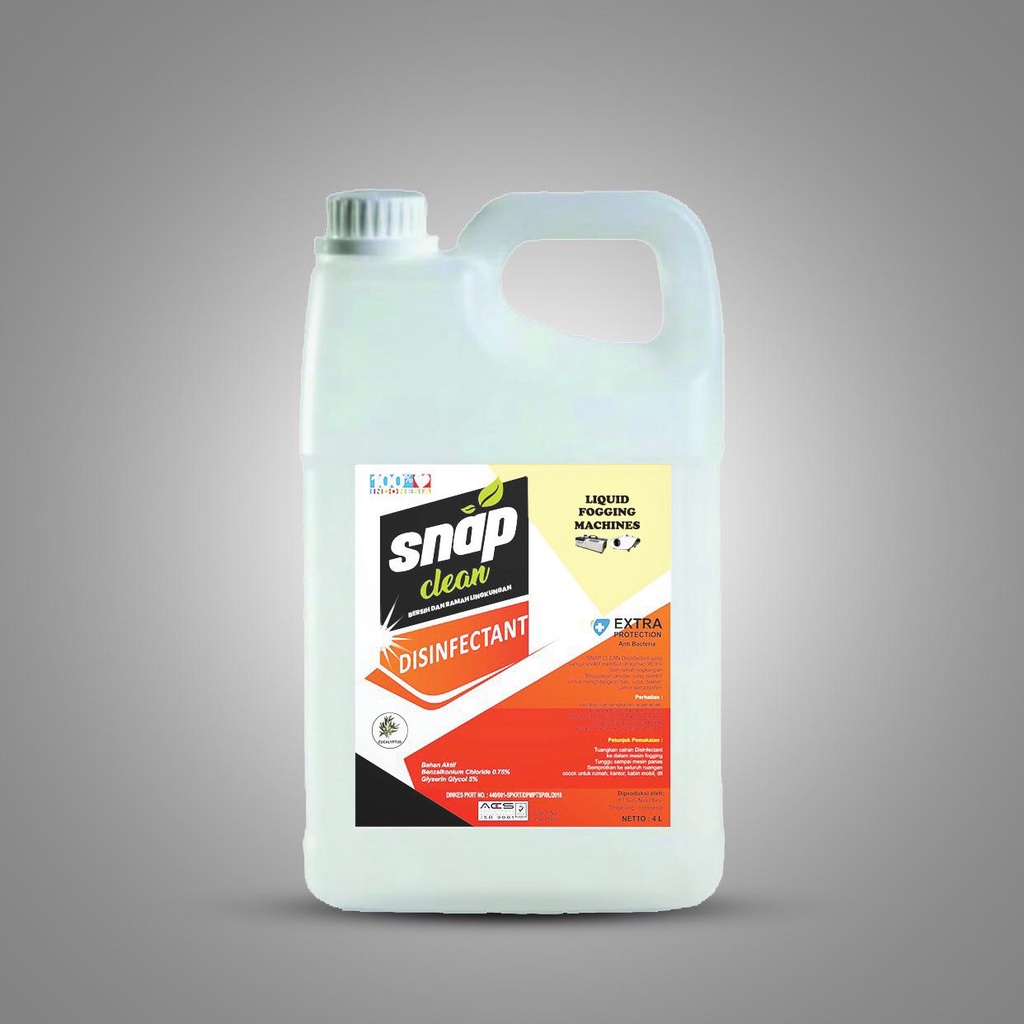 Disinfektan Fogging Snap Clean 4 Liter Cairan Disinfectant Hot Fogging