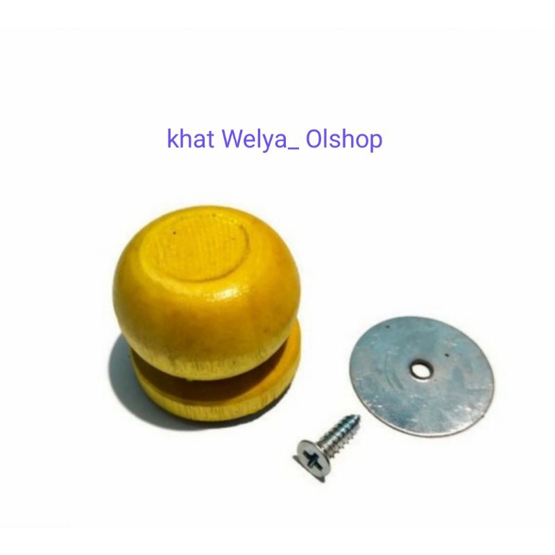 Pentol kayu pegangan tutup panci kayu/ pegangan kayu