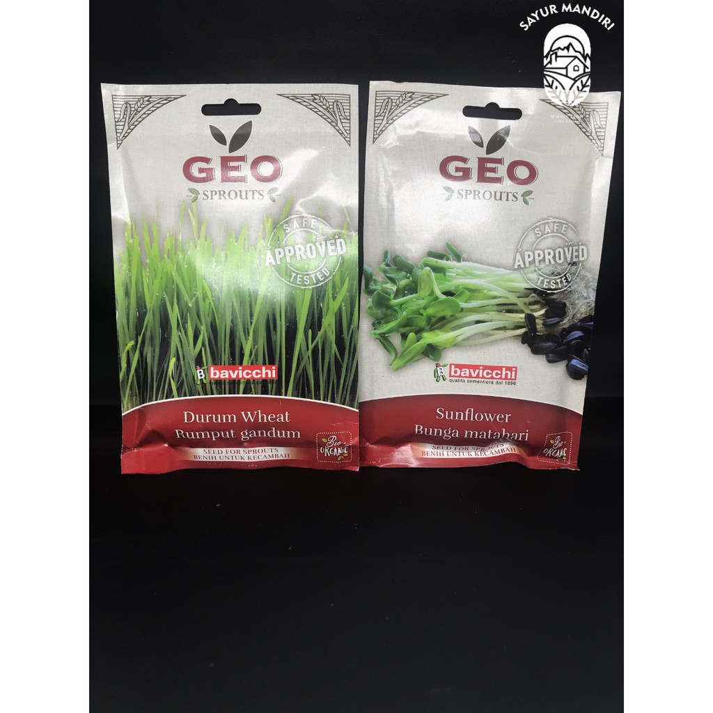 Paket Tray Microgreen + Rockwool + Benih Microgreen