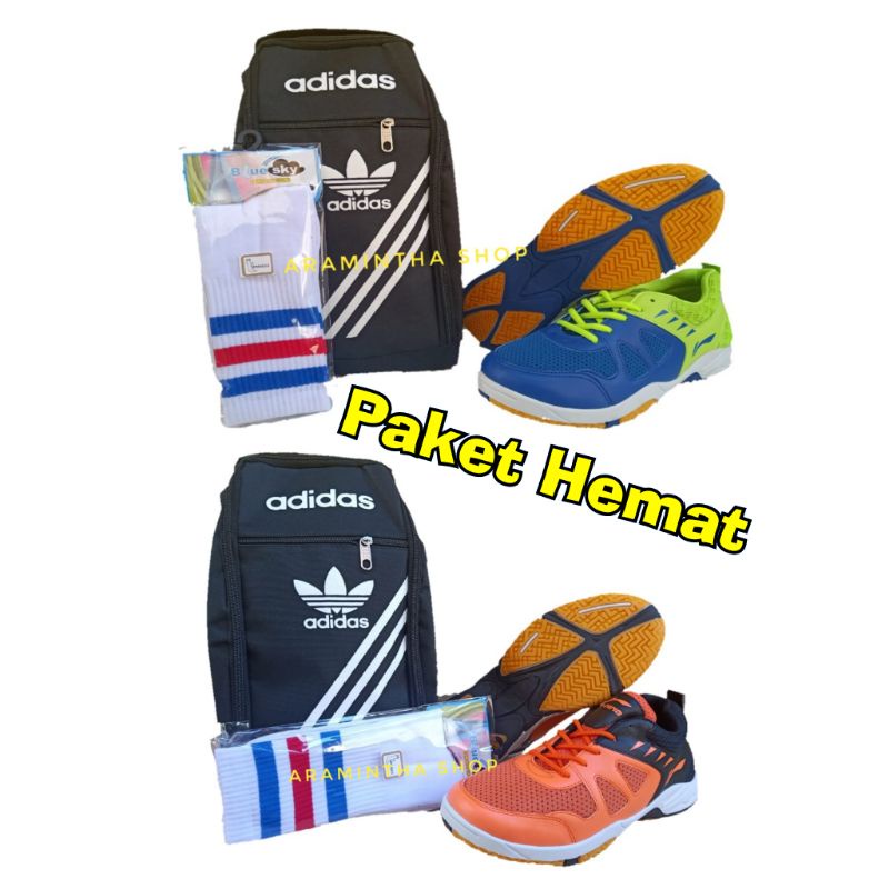 Paket Hemat Sepatu Badminton Lining Attack Murah