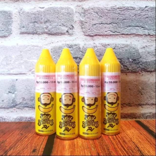 Jual Milk Bananas Premium Liquid By Rv Distribution 15ml Shopee Indonesia