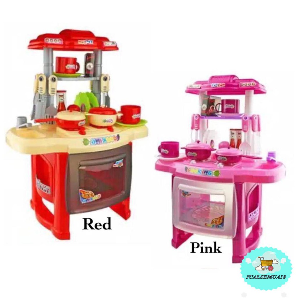 [JUALSEMUA18](RX1800)MAINAN ANAK KITCHEN SET MASAK-MASAK LENGKAP 24PCS DENGAN MUSIC