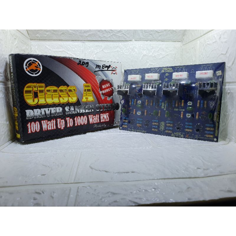 KIT DRIVER POWER SANKEN STEREO CLASS A 100watt Up To 1000watt RMS, Merek BME