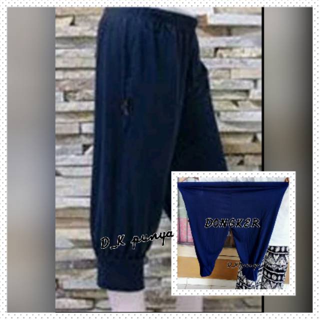 Celana aladin pendek jumbo I celana santai hari hari I bigsize I dalaman gamis wanita I kolor II ola