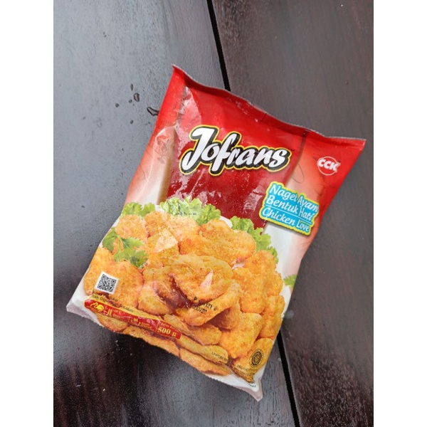 

Jofrans Naget Ayam bentuk Love 500g