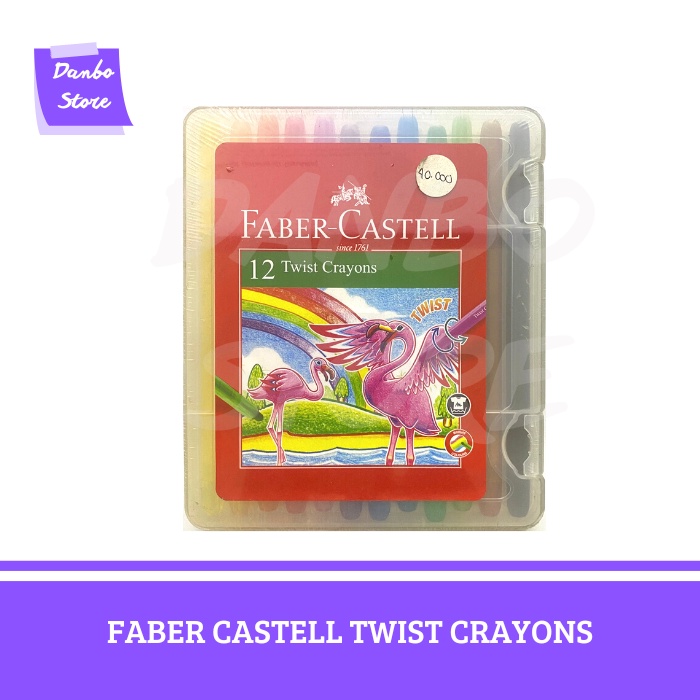 

FABER CASTELL TWIST CRAYONS (12COLOURS)