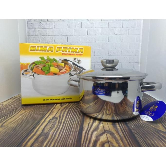 BIMA Panci Bima Prima Saucepot Stainless Steel 16Cm