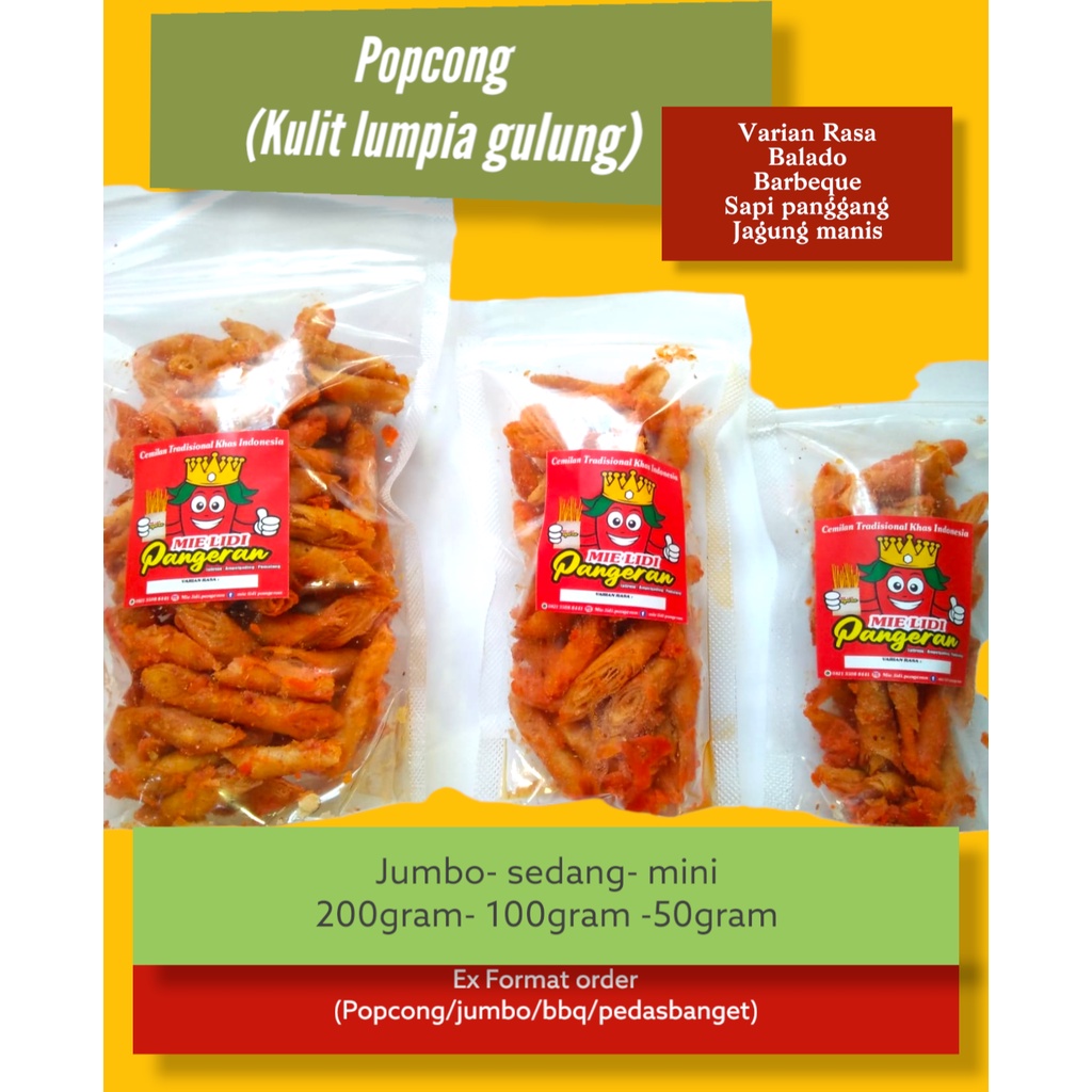 

POPCONG ( KULIT LUMPIA GULUNG)
