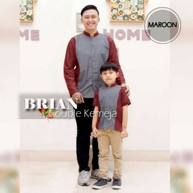 COUPLE KEMEJA BRIAN 4 warna