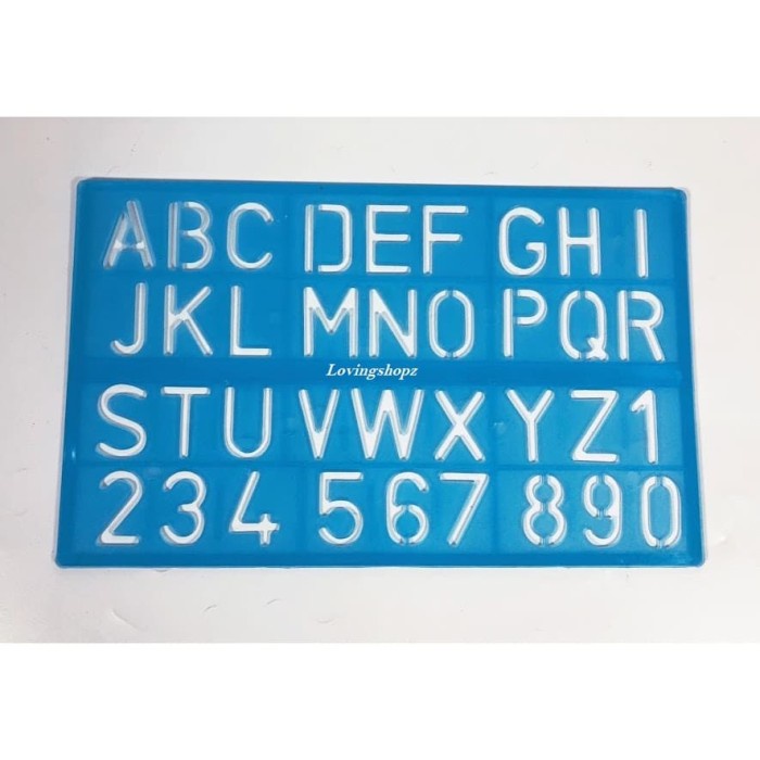 

Segera Miliki Penggaris Cetakan Abjad Uk.15 X 25 Cm Bagus