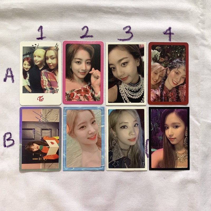 TWICE PHOTOCARD PC JIHYO MINA DAHYUN TSB SIGNAL SUMMER NIGHTS FANCY YOU FEEL SPECIAL MORE & MORE