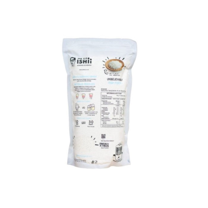 

978Eq1W Shirataki Konnyaku Rice 1Kg - Beras Shirataki - Beras Diet Konnyaku WQ012