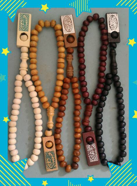 Souvenir Umroh Haji Tasbih Kayu 33 (Minimal Order 20 Pcs)