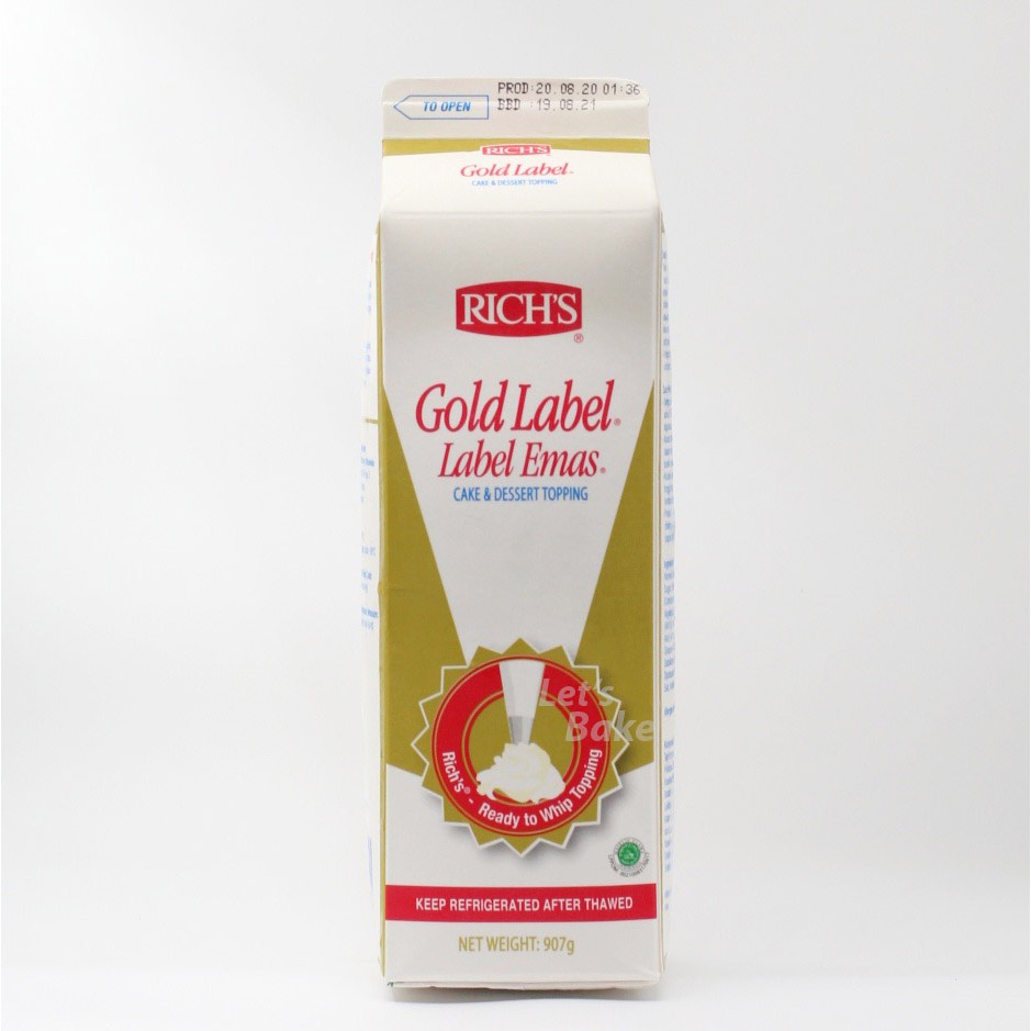 

Whipping Cream Rich's Gold Label 907 gr / Wiping krim whip Rich