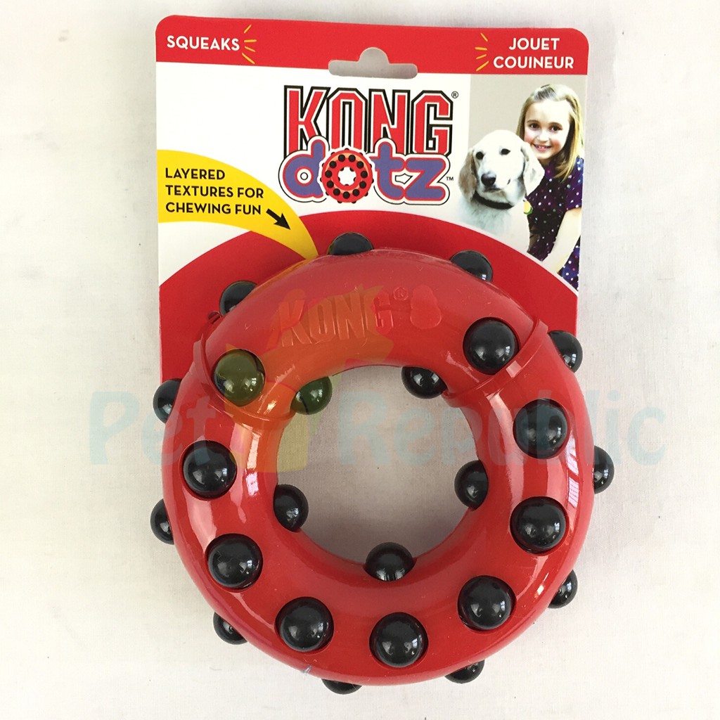 

Pet Republic Mainan Anjing KONG TDD11 DOTZ Circle Large