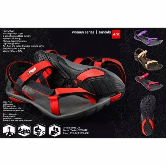 SANDAL GUNUNG WANITA REI YOSEMITE/SANDAL REI YOSEMITE ORIGINALo