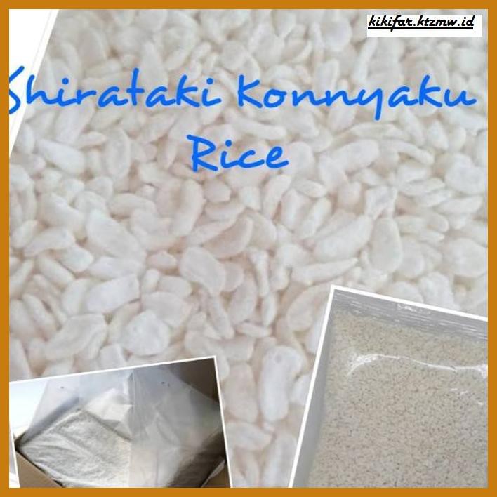 

ANEKA-BERAS- BERAS SHIRATAKI KONNYAKU KONYAKU RICE 500GR -BERAS-SEHAT.