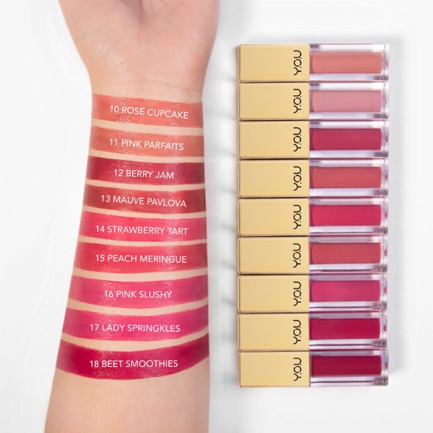 Kosmetik You The Gold One Rouge Satin Lip Cream | Lipcream Lipstik Lipstick