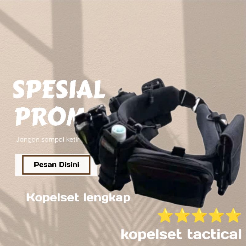 Kopelset promo!!Kopelset tactical/kopelset serbu/kopelset lengkap