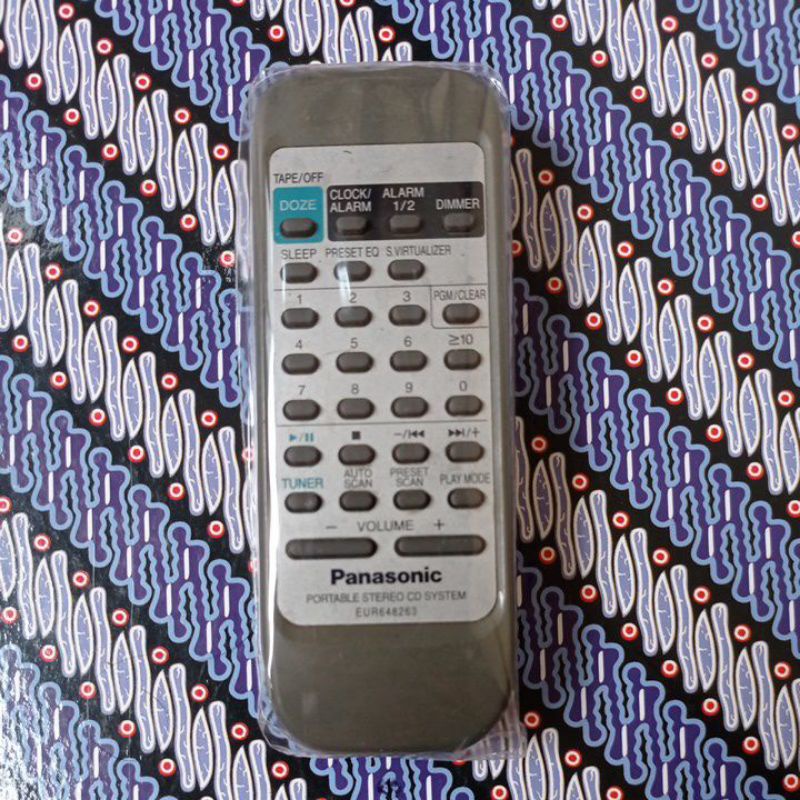 Remote portable cd panasonic