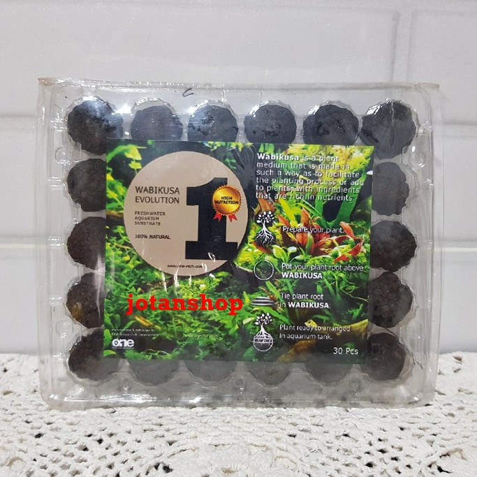 Wabikusa Evolution isi 30 pcs Bola Media Tanam Paludarium Aquascape Aquarium