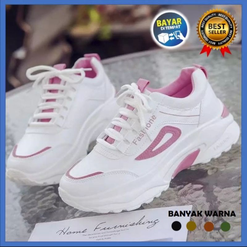MS SHOES - Sepatu Sneaker Wanita Fashion Terbaru 2021 / Sepatu Sneaker Fashion Wanita New