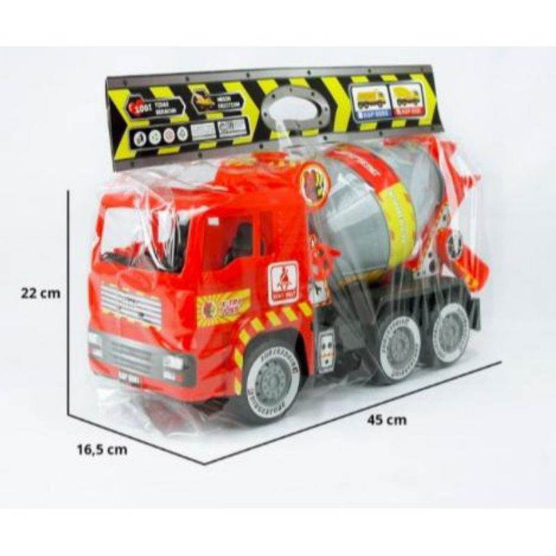 Mobil Konstruksi Mixer Truck/Mainan Truk Molen KGP 8081