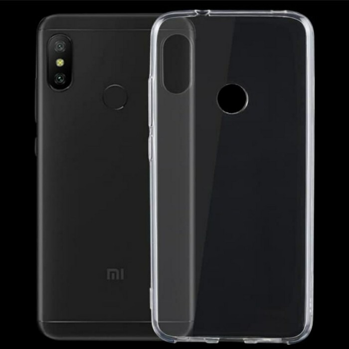 ORI Softcase Clear Case Sillikon Kondom Bening Casing Xiaomi Mi A2 Lite (TA)