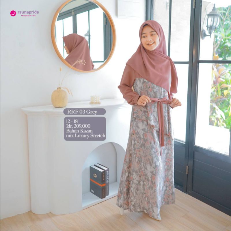 DRESS REMAJA RAUNA RGF 03 GREY