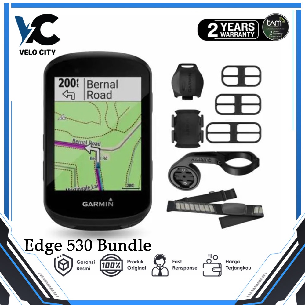 Garmin Edge 530 Bundle Original Garansi TAM 2 Tahun