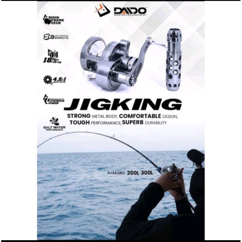 Reel Daido Jigking 200 300 400/Reel OH/Reel Over Head