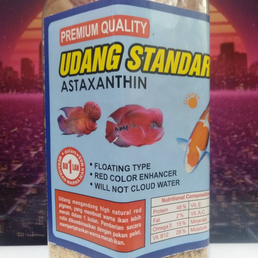 UDANG STANDAR 130 GR (CAROPHYL) FLOATING TYPE