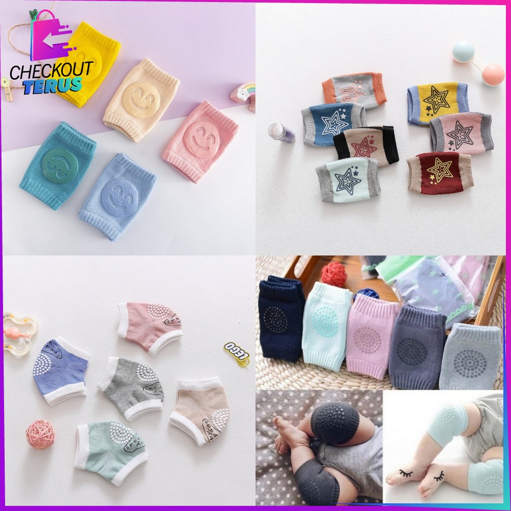 CT P7 P10 Pelindung Lutut Anak Bayi Anti Tergelincir Baby Kneepad Knee Protector Kaos Kaki Murah Import Kaos Kaki Lutut Lucu Pelindung Lutut