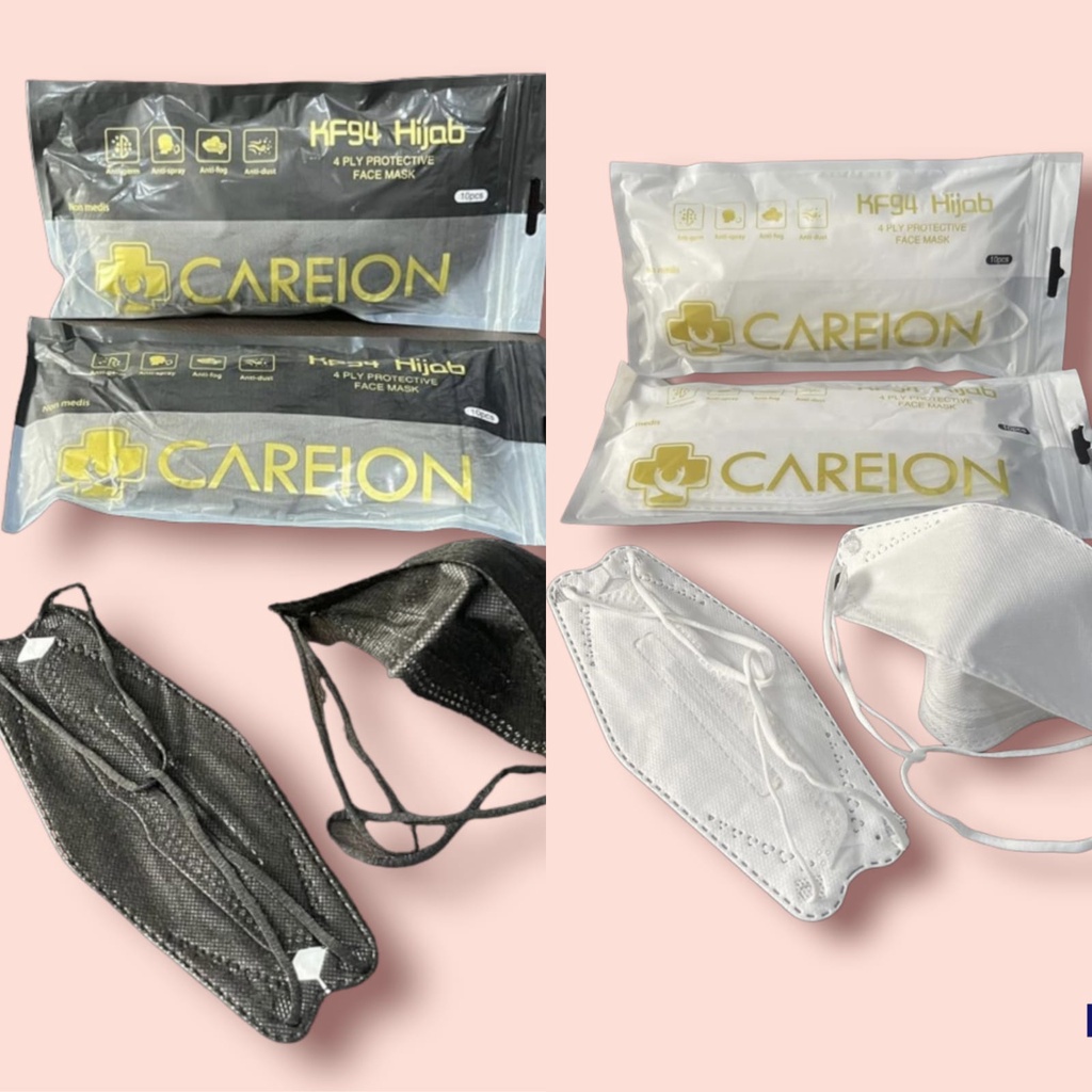 Masker KF94 Careion Isi 10 Pcs / KF 94 Careion hijab 10pcs