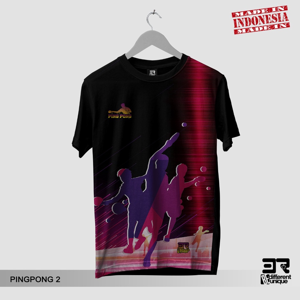 KAOS PRIA KAOS PRINT DISTRO 3R TENIS MEJA PINGPONG 2