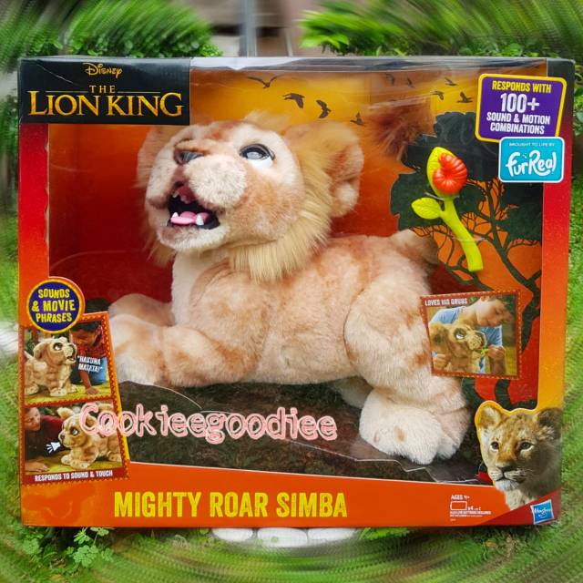 furreal lion king mighty roar simba