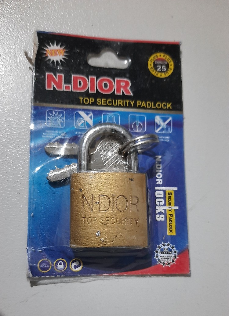 Gembok Kuat Press Kuning 25mm Tebal Kuat Tahan Lama Safety Lock Original