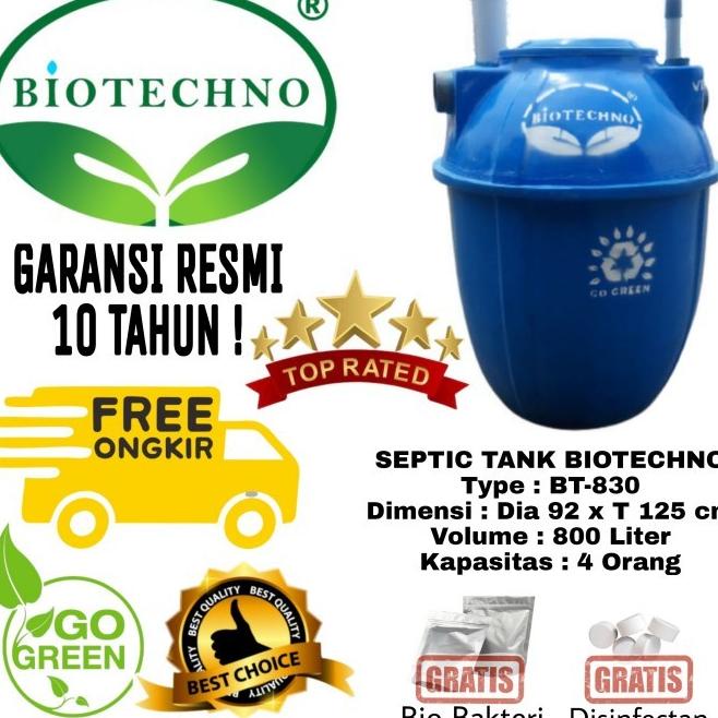 Septic Tank Bio - Septic Tank Biofil, Septic Tank Biotech 800 Liter