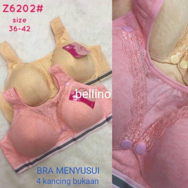 Bra Menyusui Kemben 2 Kancing Bukaan Size 36-42 By Belbra