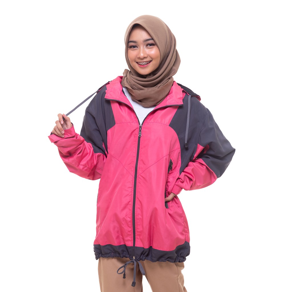 (BISA COD) JAKET WANITA JAKET OUTDOOR PARASUT WANITA JAKET GUNUNG WANITA BELLA HEYLOOK