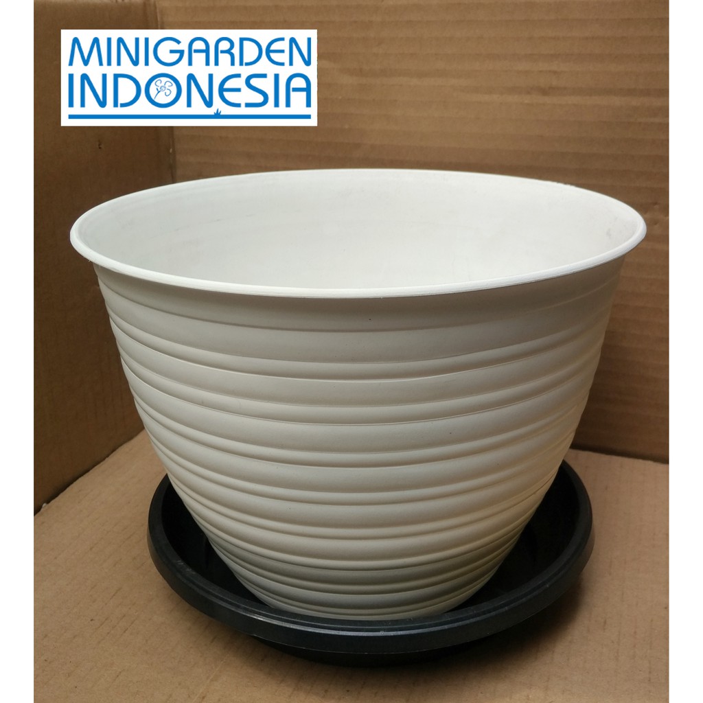 Nampan pot dia 22x4 cm u pot bungadi bawah uk 30 cm bisa tatakan net pot netpot hidroponik