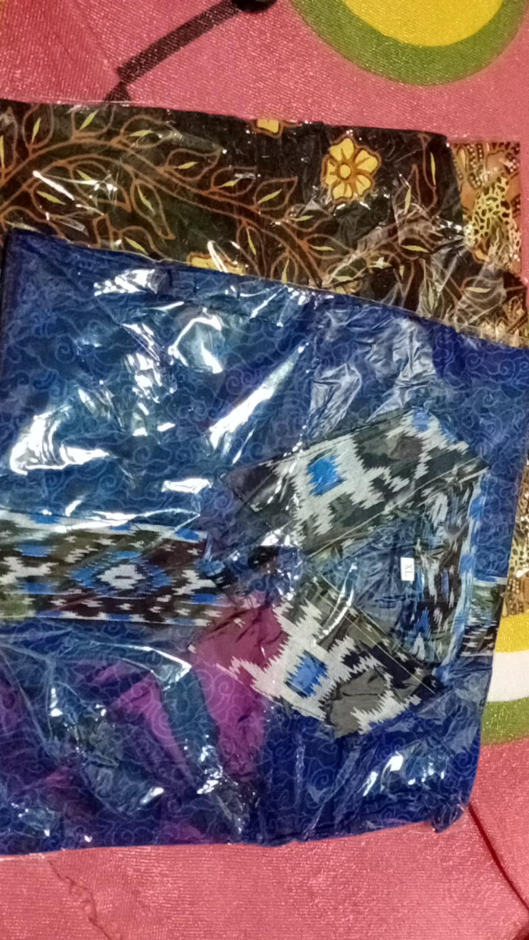 Asifa Batik Hrb026 Kenongo Kemeja Tosca Pendek Pekalongan Padi M L Xl Sogan Tulis Halus Kemeja Batik