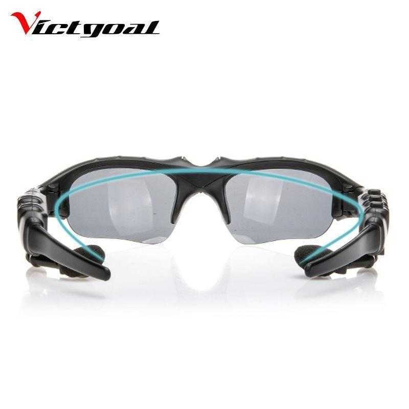 Bergaransi ! VICTGOAL Kacamata Polarized Earphone Bluetooth dengan 5 Lensa - V9100