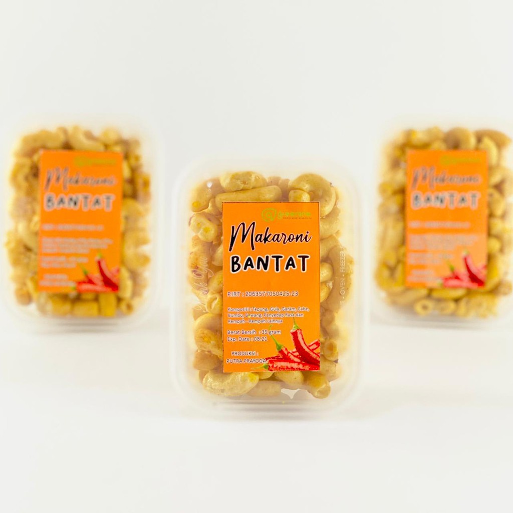 

WATERPEDIA Makaroni Makroni Bantat Pedas Camilan Kekinian Hitz viral 25 Gram