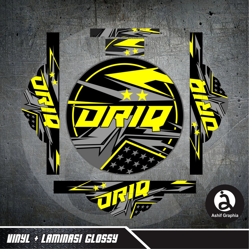 BISA COD STICKER STIKER DECAL TEBOK MURAI ORIQ TERBARU