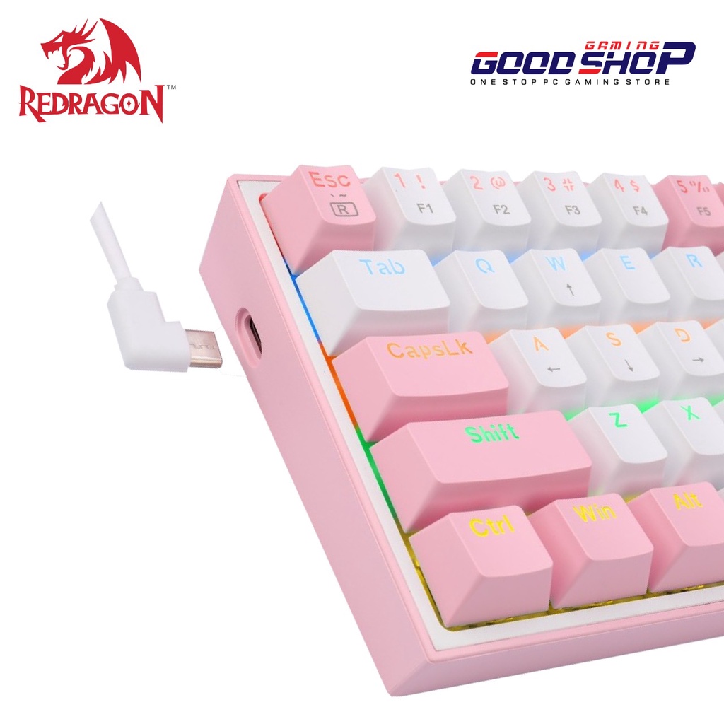 Redragon 60% RAINBOW FIZZ K617 R Mechanical - Gaming Keyboard
