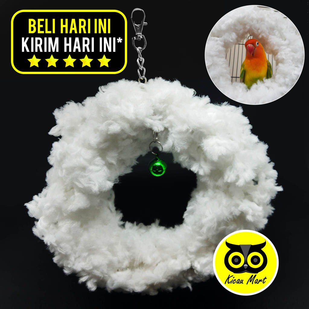 AYUNAN SNOW SWING GANTUNGAN MAINAN BURUNG LOVEBIRD PARKIT PARROT SUGAR GLIDER HAMSTER MARMUT SNOWJL