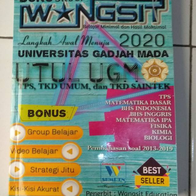 BUKU UTUL UGM TPS TKDU DAN TKD SAINTEK BUKU WANGSIT
